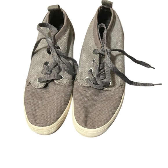 Converse Gray Sneakers Canvas Mid-Top - size 6.5 - Picture 1 of 9